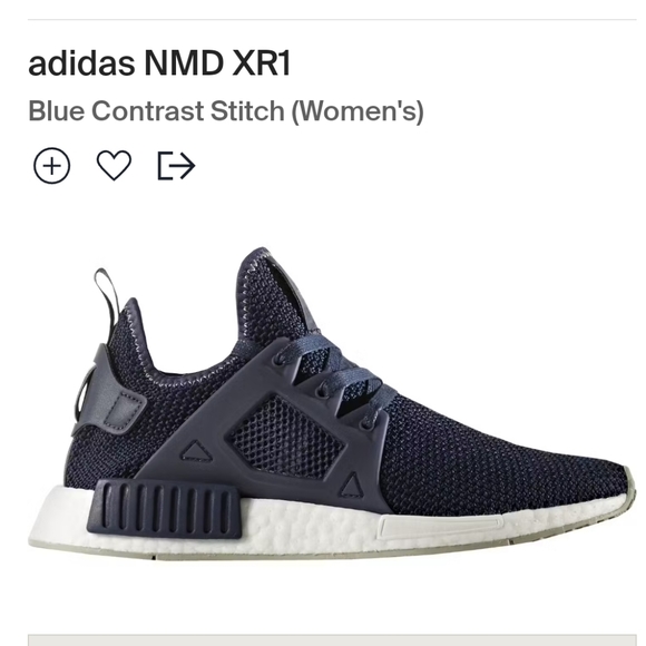 adidas Shoes - Adidas NMD_XR1 NMD shoes sneakers new women’s blue grey BY9819 boost